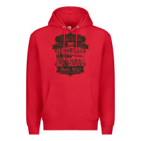 Red labyrinth words Premium Hoodie - linhVisuals