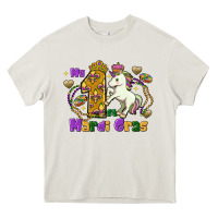 Cream my first mardi gras unicorn Heavy Core Tee - FaDigitalArtStudio