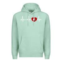 Seafoam my heart beats for golf Premium Hoodie - linhVisuals