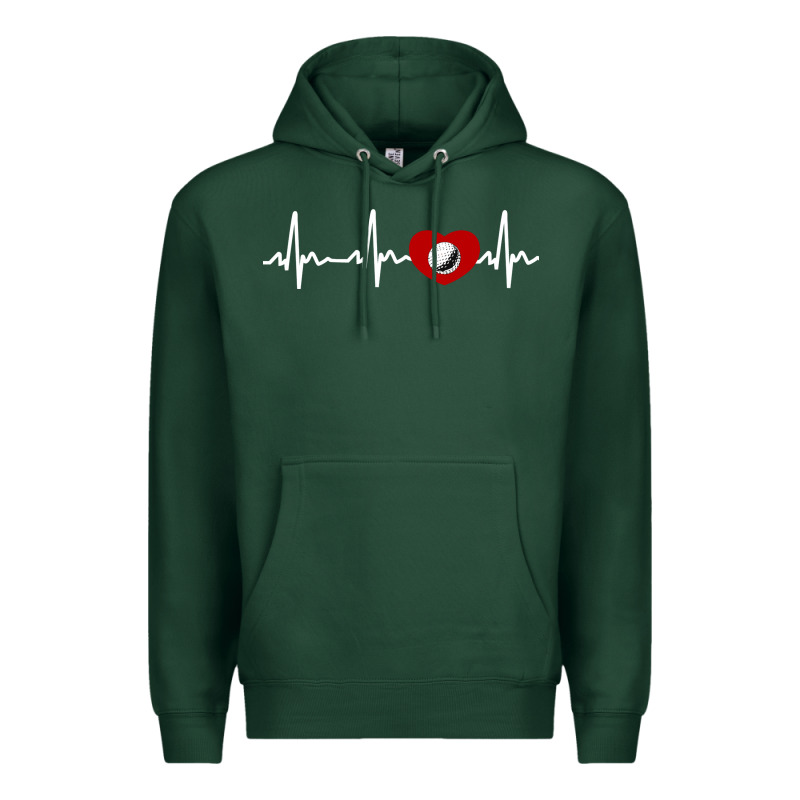 My Heart Beats For Golf Premium Hoodie by linhVisuals | Teevron