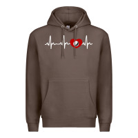 Coffee my heart beats for golf Premium Hoodie - linhVisuals