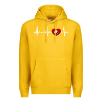 Lemon my heart beats for golf Premium Hoodie - linhVisuals