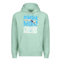Seafoam womens swimmer swim mom louder prouder sports mother t shirt t shirt Premium Hoodie - linhVisuals