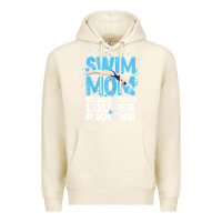 Tofu womens swimmer swim mom louder prouder sports mother t shirt t shirt Premium Hoodie - linhVisuals