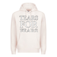 Pale Pink Tëärs För Fëärs WHITE Premium Hoodie - linhVisuals