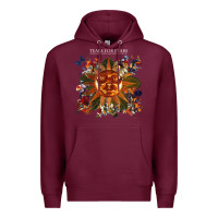 Burgundy tears for fears 24 Premium Hoodie - linhVisuals