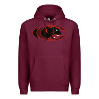 Burgundy claflin, education sport Premium Hoodie - linhVisuals