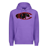 Purple claflin, education sport Premium Hoodie - linhVisuals