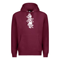 Burgundy pierce the veil back Premium Hoodie - linhVisuals