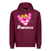 Burgundy pink panther custom Premium Hoodie - linhVisuals