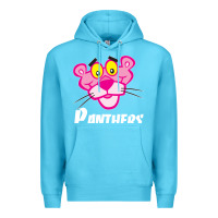 Ocean Blue pink panther custom Premium Hoodie - linhVisuals