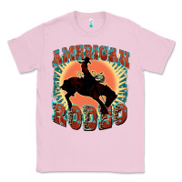 Bubblegum Pink American rodeo Classic Tee - FaDigitalArtStudio