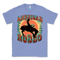 Colony Blue American rodeo Classic Tee - FaDigitalArtStudio