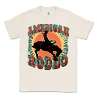 Natural American rodeo Classic Tee - FaDigitalArtStudio