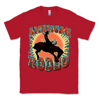 Red American rodeo Classic Tee - FaDigitalArtStudio
