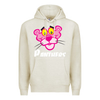 Oatmeal Heather pink panther custom Premium Hoodie - linhVisuals