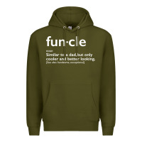 Army Green funcle Premium Hoodie - linhVisuals