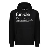 Black funcle Premium Hoodie - linhVisuals