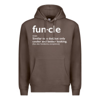 Coffee funcle Premium Hoodie - linhVisuals