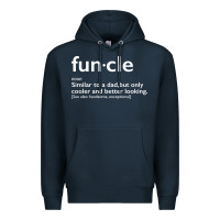 Navy funcle Premium Hoodie - linhVisuals