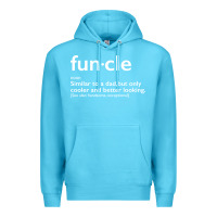 Ocean Blue funcle Premium Hoodie - linhVisuals