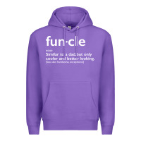Purple funcle Premium Hoodie - linhVisuals