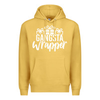 Antique Gold gangsta wrapper Premium Hoodie - linhVisuals