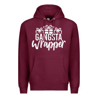 Burgundy gangsta wrapper Premium Hoodie - linhVisuals