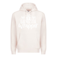 Pale Pink gangsta wrapper Premium Hoodie - linhVisuals