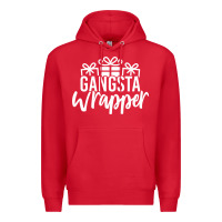 Red gangsta wrapper Premium Hoodie - linhVisuals