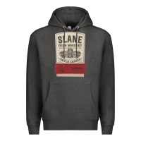Charcoal Heather slane irish whiskey Premium Hoodie - linhVisuals