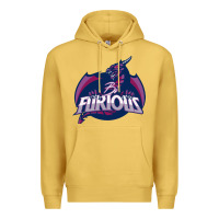 Antique Gold bi furious   bisexual Premium Hoodie - linhVisuals