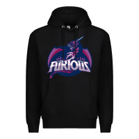 Black bi furious   bisexual Premium Hoodie - linhVisuals