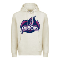 Oatmeal Heather bi furious   bisexual Premium Hoodie - linhVisuals