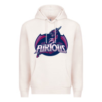 Pale Pink bi furious   bisexual Premium Hoodie - linhVisuals