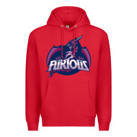 Red bi furious   bisexual Premium Hoodie - linhVisuals