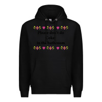 Black please don't do coke in the bathroom Premium Hoodie - linhVisuals