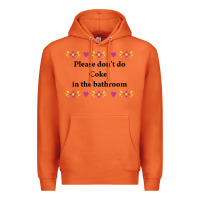 Carrot please don't do coke in the bathroom Premium Hoodie - linhVisuals