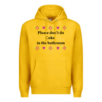 Lemon please don't do coke in the bathroom Premium Hoodie - linhVisuals
