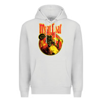 Dove Grey vintage meatloaf bat out of hell Premium Hoodie - linhVisuals