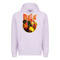 Lilac vintage meatloaf bat out of hell Premium Hoodie - linhVisuals