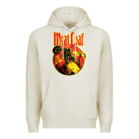 Oatmeal Heather vintage meatloaf bat out of hell Premium Hoodie - linhVisuals