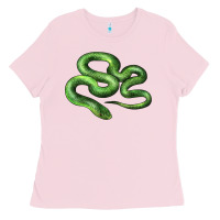 Bubblegum Pink boomslang snake Ladies Tee - LillyAllenDesigns