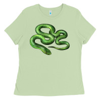 Matcha boomslang snake Ladies Tee - LillyAllenDesigns