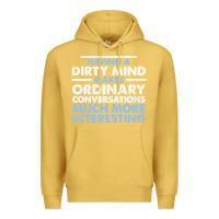 Antique Gold having a dirty mind makes ordinary conversations much more interesting Premium Hoodie - linhVisuals