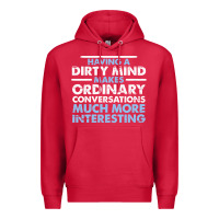 Cardinal having a dirty mind makes ordinary conversations much more interesting Premium Hoodie - linhVisuals
