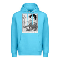 Ocean Blue i've lost control of my life   rugrats Premium Hoodie - linhVisuals