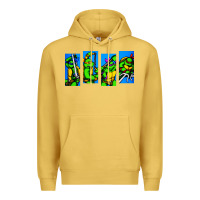 Antique Gold arcade turtles Premium Hoodie - linhVisuals