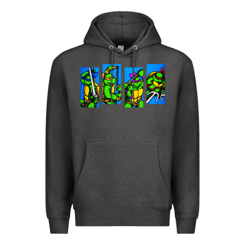 Arcade Turtles Premium Hoodie by linhVisuals | Teevron