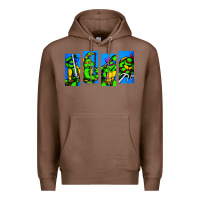 Chestnut arcade turtles Premium Hoodie - linhVisuals